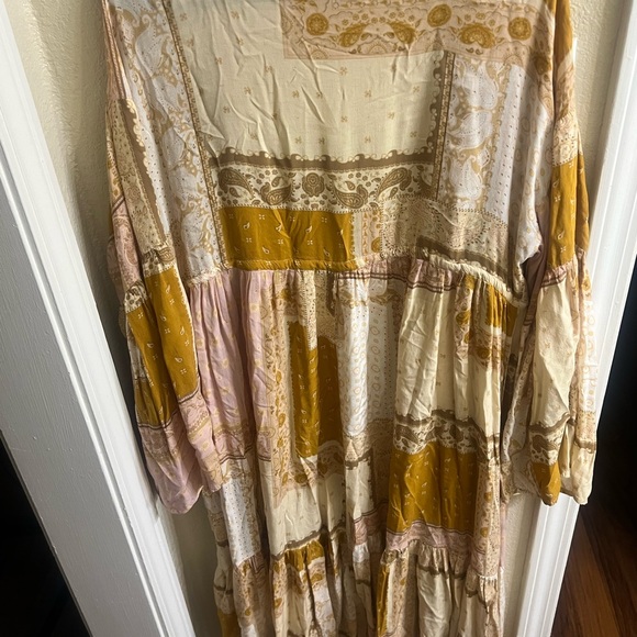 VICI Bohemian Patchwork Maxi Kimono - Picture 2 of 4